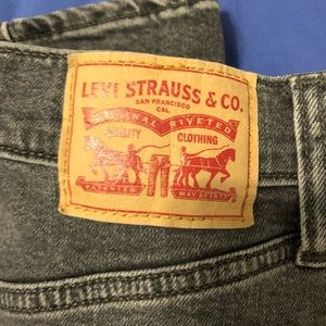 Levi’s -button fly vintage black Wedgie skinny jeans